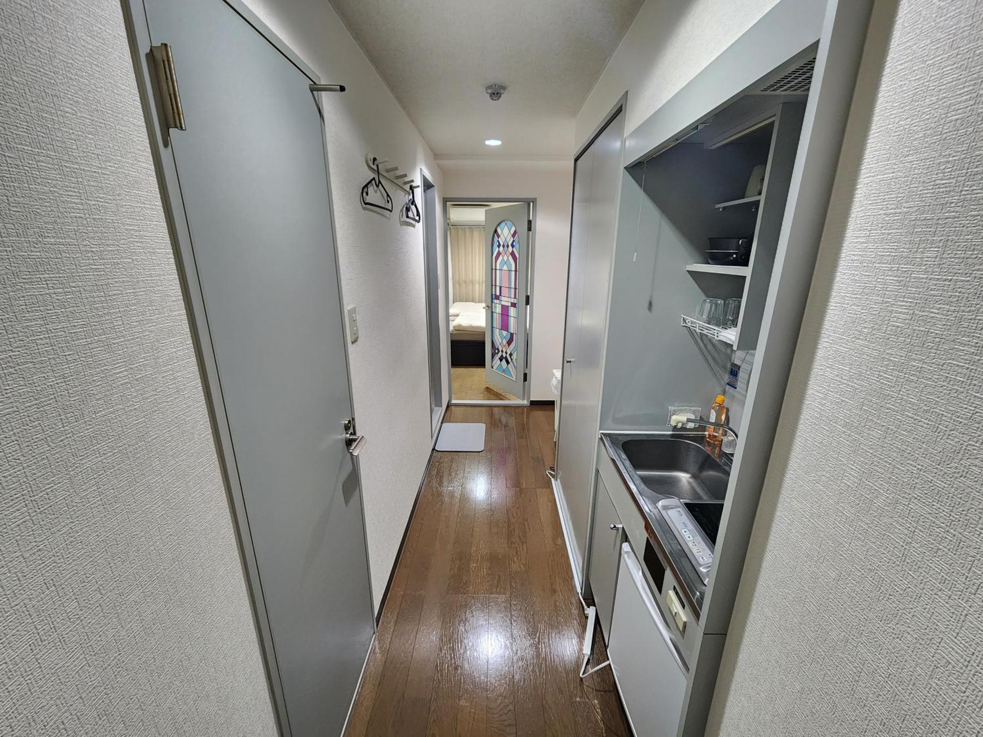 난바역 도보5분 시내중심 Mori Apartment 大阪 外观 照片